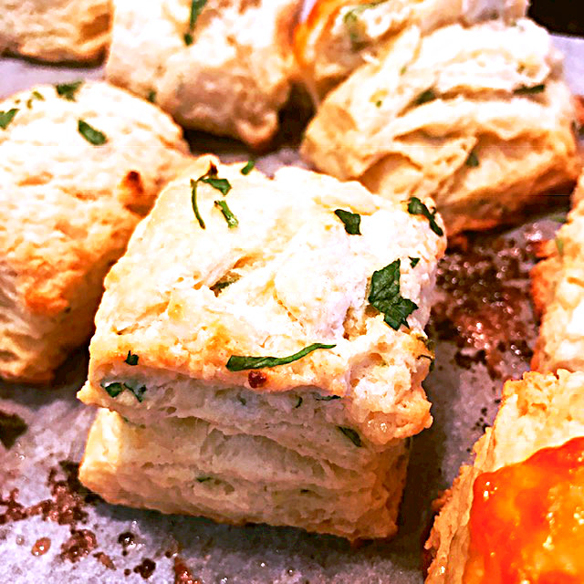 Garlic, Herb and Cheddar Biscuits - Marcy Goldman's Better Baking