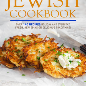 A book cover with some food on it