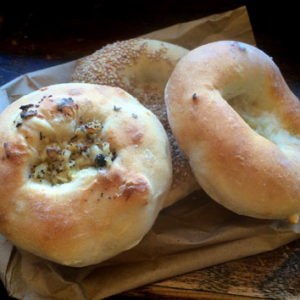 Rosemary Sea Salt and Onion Bialys