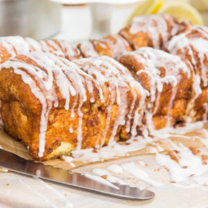 Cinnamon Ripple Quick Bread with Crumb Topping