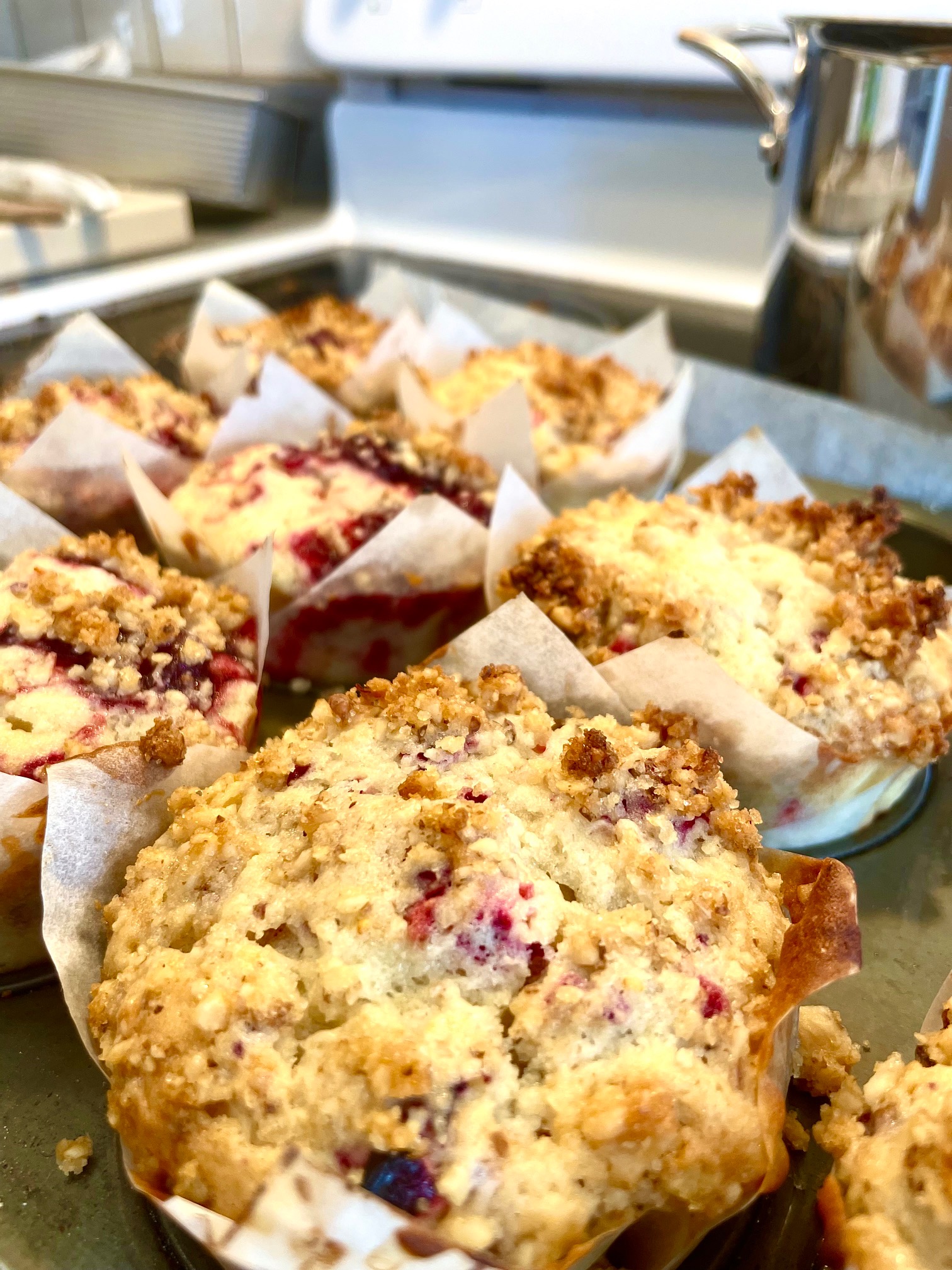 Pear and Cranberry Streusel Muffins Marcy Goldman's Better Baking