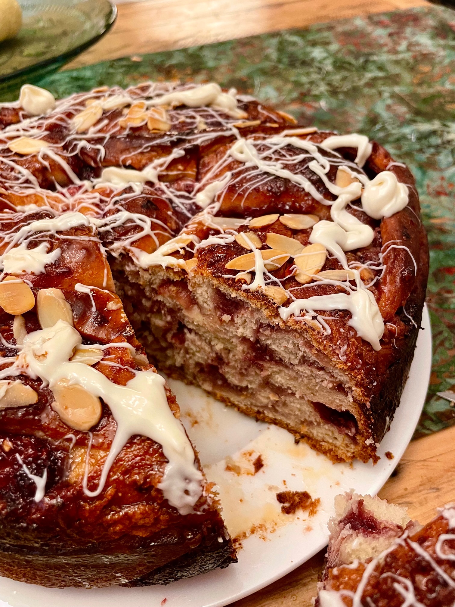 Raspberry Almond White Chocolate Babka Marcy Goldman's Better Baking