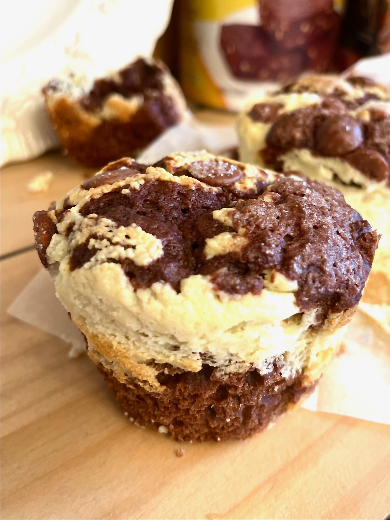 Original Black Bottom Cheesecake Muffins Marcy Goldman's Better Baking