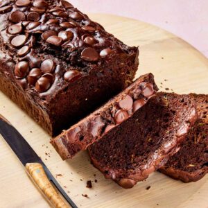 Moist, Dark and Delicious Chocolate Chip Zucchini Loaf