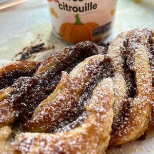 Pumpkin Pie Puff Pastry Babka