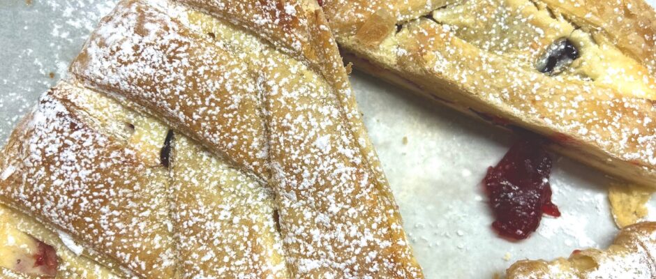 1,2,3, Raspberry Danish