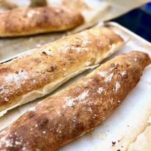 No Knead French Baguette
