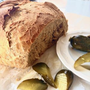 Pickle Brine Rye Bread